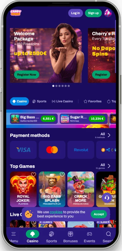 App screenshot desktop